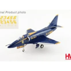 Airplane Model*Hobby Master HA1438B 1:72 A-4F "Blue Angels" No.1 airplane, US Navy, 1979 season (with No.1 to No.6 airplanes decal) - Miniature Marvels: Airplane Models & Painted Dice