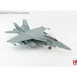 Airplane Model*Hobby Master HA5118B 1:72 F/A-18F "Advanced Super Hornet" 168492, US Navy, 2013 with center-line weapons pod three fuel tanks and a full weapons load - Miniature Marvels: Airplane Models & Painted Dice