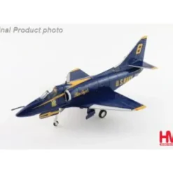 Airplane Model*Hobby Master HA1438C 1:72 A-4E "Blue Angels" No. 8 airplane, US Navy Tokushima Aibase, 2008 "Dr Nakanishi" - Miniature Marvels: Airplane Models & Painted Dice