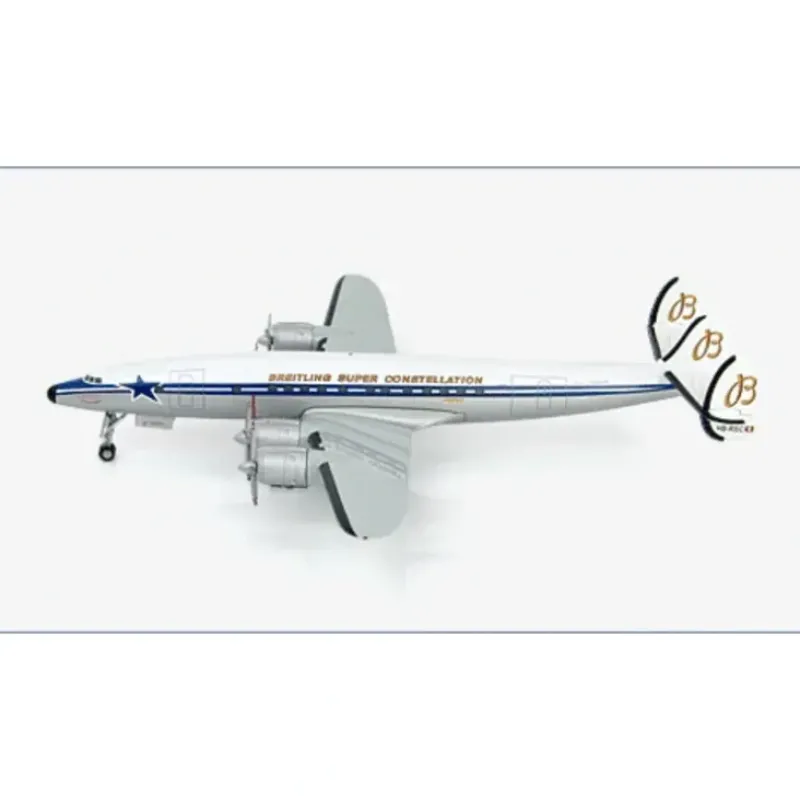 Airplane Model*Hobby Master HL9020 1:200 Breitling L-1049 Super Constellation - Miniature Marvels: Airplane Models & Painted Dice