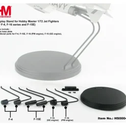 Airplane Model*Hobby Master Stand HS0004 1:72 Jet Fighters - Miniature Marvels: Airplane Models & Painted Dice