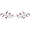 Airplane Model*Hogan Wings 1:200 USAF Thunderbirds F-4 Phantom Set 60005 - Miniature Marvels: Airplane Models & Painted Dice