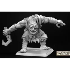 Miniature<Hook Mountain Ogre #1: Pathfinder RPR 60008 - Miniature Marvels: Airplane Models & Painted Dice
