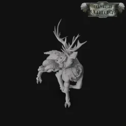 Miniature<Horrid Deer Bundle - Miniature Marvels: Airplane Models & Painted Dice