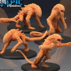 Miniature<Hounds Of Tindalos - Miniature Marvels: Airplane Models & Painted Dice