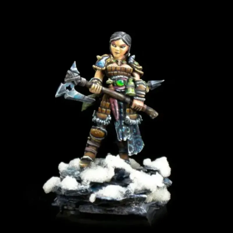 Miniature<Human Barbarian, Hanei: Dark Heaven Legends RPR 04010 - Miniature Marvels: Airplane Models & Painted Dice