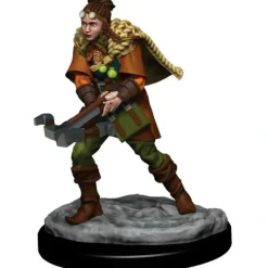 Miniature<Human Ranger Female: Premium Figures - D&D Icons of the Realms WZK 93035 - Miniature Marvels: Airplane Models & Painted Dice