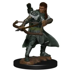 Miniature<Human Ranger Male: Premium Figures - D&D Icons of the Realms WZK 93030 - Miniature Marvels: Airplane Models & Painted Dice
