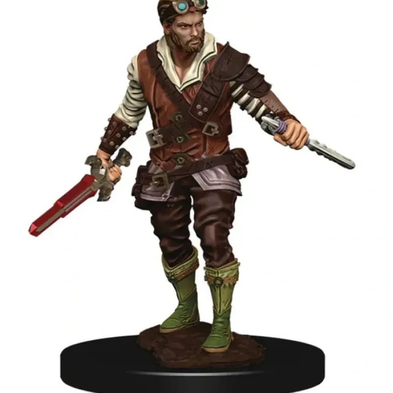 Miniature<Human Rogue Male: Premium Figures - D&D Icons of the Realms WZK 93022 - Miniature Marvels: Airplane Models & Painted Dice