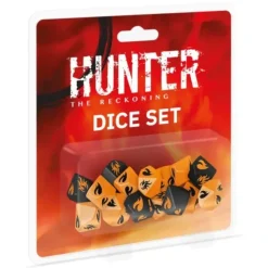 Dice<Hunter: The Reckoning 5th Edition RPG - Dice Set RGS 02448 - Miniature Marvels: Airplane Models & Painted Dice