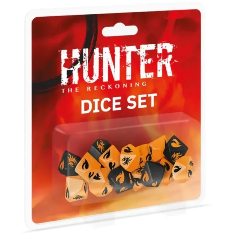 Dice<Hunter: The Reckoning 5th Edition RPG - Dice Set RGS 02448 - Miniature Marvels: Airplane Models & Painted Dice