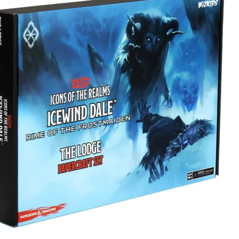 Miniature<Icewind Dale: Rime of the Frostmaiden - The Lodge Papercraft Set: D&D Icons of the Realms WZK 96048 - Miniature Marvels: Airplane Models & Painted Dice