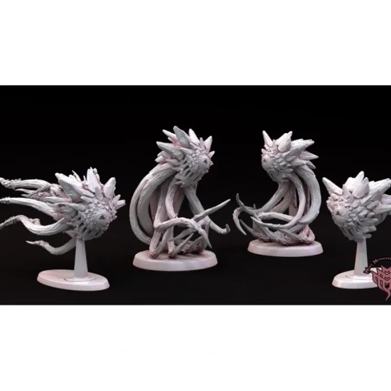 Miniature<Infernal Lingering Horror - Miniature Marvels: Airplane Models & Painted Dice