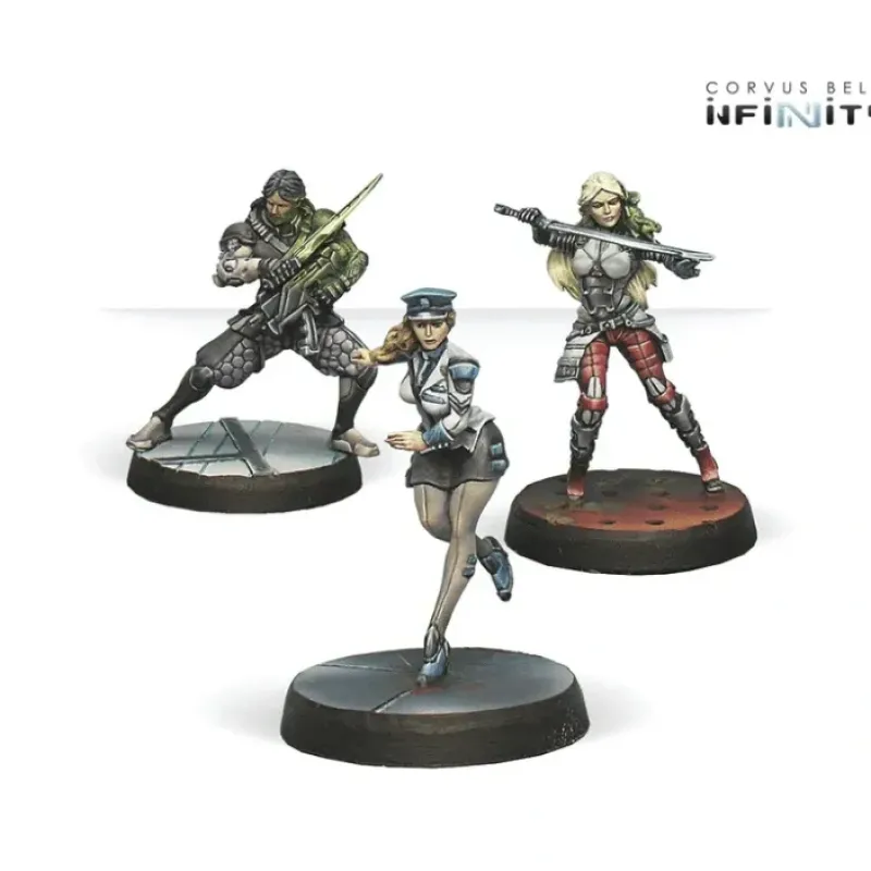 Miniature<Infinity: Dire Foes Mission Pack 2 - Fleeting Alliance CVB 280003-0443 - Miniature Marvels: Airplane Models & Painted Dice