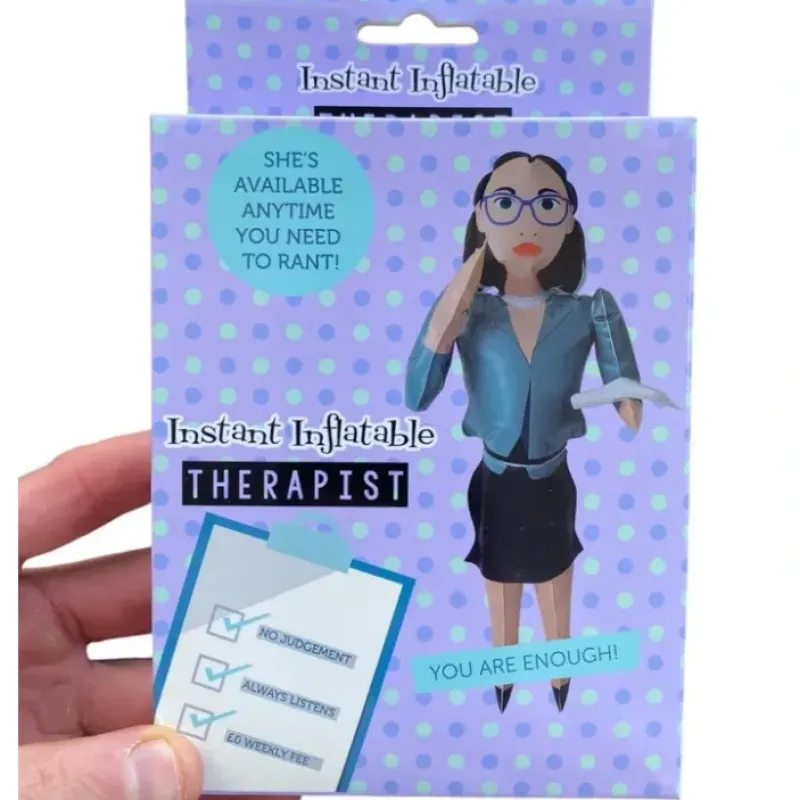Egpull<Inflatable Blow Up Therapist - RANT ANYTIME - Novelty Stocking Stuffer GaG Gift - Miniature Marvels: Airplane Models & Painted Dice