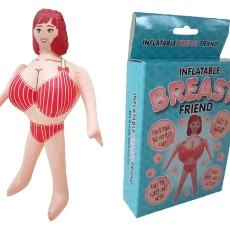 Egpull<INFLATABLE "BREAST" FRIEND Giant Boobie Girlfriend Woman Blow Up Boob Doll Joke - Miniature Marvels: Airplane Models & Painted Dice