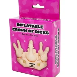 Egpull<Inflatable Crown of Dicks - Funny Adult Bachelorette Hen Party Gag Joke Hat Gift - Miniature Marvels: Airplane Models & Painted Dice