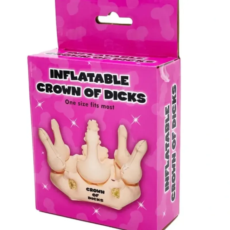 Egpull<Inflatable Crown of Dicks - Funny Adult Bachelorette Hen Party Gag Joke Hat Gift - Miniature Marvels: Airplane Models & Painted Dice