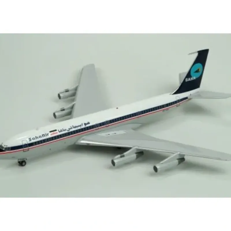 Airplane Model*InFlight IF707090 1:200 SahaAir Boeing 707-320 EP-SHU - Miniature Marvels: Airplane Models & Painted Dice