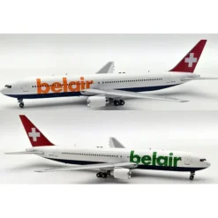 Airplane Model*InFlight200 IF763471223 Belair Boeing 767-3Q8/ER HB-ISE - Miniature Marvels: Airplane Models & Painted Dice