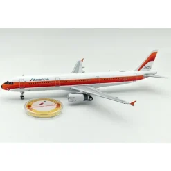 Airplane Model*Inflight IF321AA582 1:200 American Airlines Airbus A321-231 N582UW Plus Collectors Coin - Miniature Marvels: Airplane Models & Painted Dice