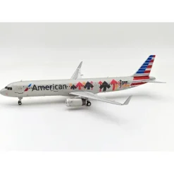 Airplane Model*InFlight200 IF321AA0124 American Airlines Airbus A321-231N162AA Stand Up To Cancer - Miniature Marvels: Airplane Models & Painted Dice