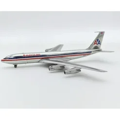 Airplane Model*InFlight IF707AA0823P 1:200 American Airlines 707-323B N8435 Polished - Miniature Marvels: Airplane Models & Painted Dice