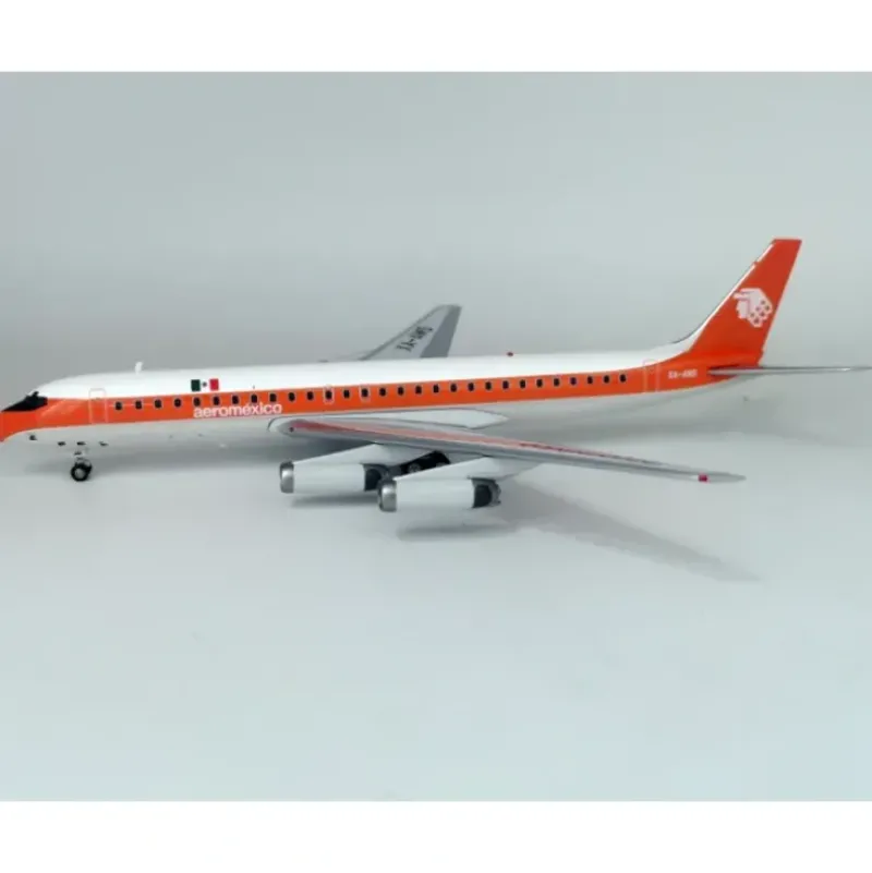 Airplane Model*Inflight IF862AM1122 1:200 AeroMexico DC-8-62 XA-AMS - Miniature Marvels: Airplane Models & Painted Dice