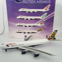 Airplane Model*Inflight IF7420413D 1:200 British Airways Boeing 747-200 - Miniature Marvels: Airplane Models & Painted Dice