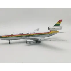Airplane Model**Inflight IFDC10GH0622P 1:200 Ghana Airways McDonnell Douglas DC-10-30 - Miniature Marvels: Airplane Models & Painted Dice