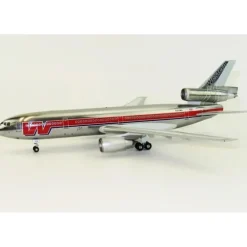 Airplane Model**Inflight IFDC100118P 1:200 Western Airlines DC-10-10 "Maui-No Ka Ol" - Miniature Marvels: Airplane Models & Painted Dice