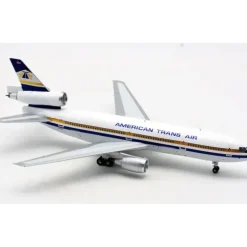 Airplane Model*InFlight IFDC10TZ0119 1:200 ATA Airlines DC-10-40 N184AT - Miniature Marvels: Airplane Models & Painted Dice