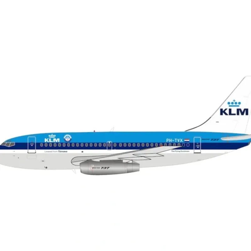 Airplane Model*InFlight IF732KL0719 1:200 KLM Boeing 737-200 PH-TVX - Miniature Marvels: Airplane Models & Painted Dice