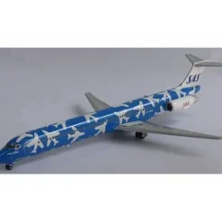 Airplane Model*InFlight IFMD82002 1:200 SAS (Blue) DC-9-82 LN-RMD - Miniature Marvels: Airplane Models & Painted Dice