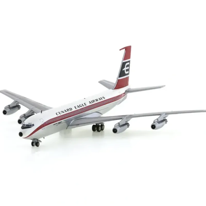 Airplane Model*Inflight IF70740814P 1:200 Cunard Eagle Airways Boeing 707-400 - Miniature Marvels: Airplane Models & Painted Dice