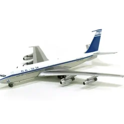 Airplane Model**Inflight IF70740714P 1:200 El AL Boeing 707-458 - Miniature Marvels: Airplane Models & Painted Dice