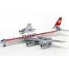 Airplane Model**Inflight IF9900614P 1:200 Swissair Convair CV-990 HB-ICE - Miniature Marvels: Airplane Models & Painted Dice