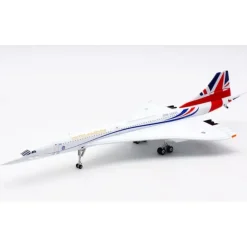 Airplane Model**InFlight IFSSTUK01 1:200 UK Flag Concorde - Miniature Marvels: Airplane Models & Painted Dice