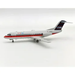 Airplane Model*InFlight200 IF28US0319 USAir Fokker F-28-4000 Fellowship N493US - Miniature Marvels: Airplane Models & Painted Dice