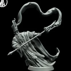 Miniature<Insane Cleric Attacking - Miniature Marvels: Airplane Models & Painted Dice