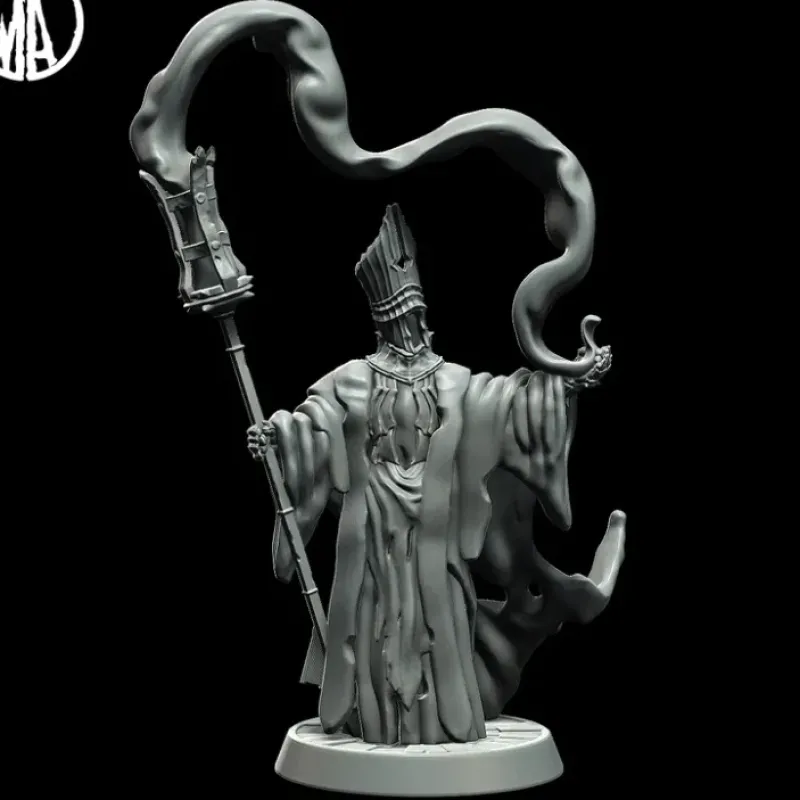 Miniature<Insane Cleric Preparing - Miniature Marvels: Airplane Models & Painted Dice