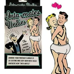 Egpull<Insta-Mates Undies For Two - Adult Sharing Underwear - GaG Joke Adult Gift - Miniature Marvels: Airplane Models & Painted Dice