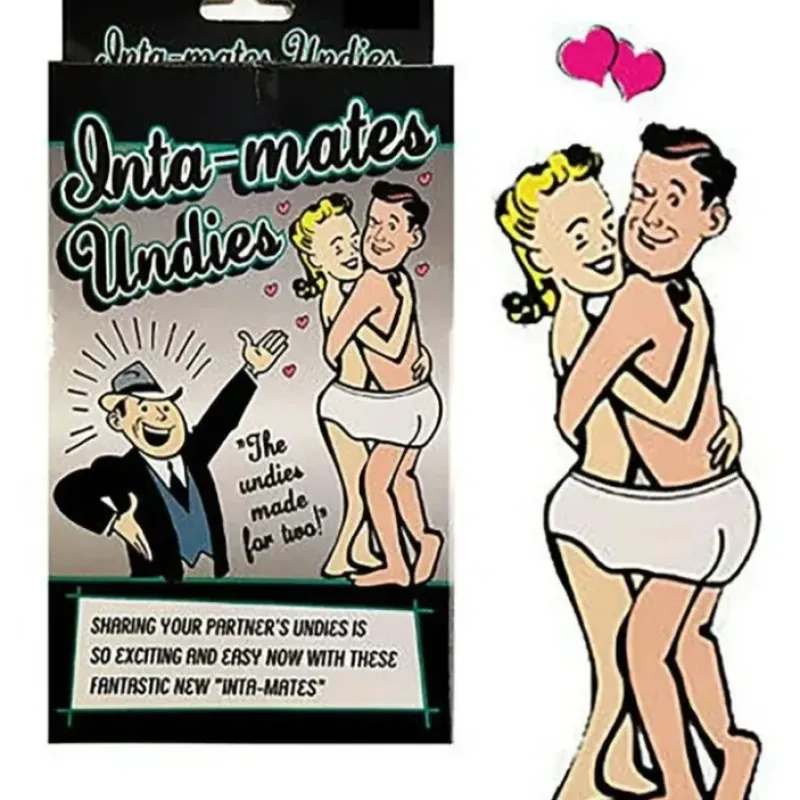 Egpull<Insta-Mates Undies For Two - Adult Sharing Underwear - GaG Joke Adult Gift - Miniature Marvels: Airplane Models & Painted Dice