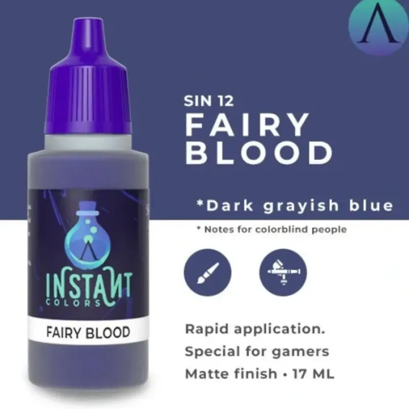 Paint<Instant Colors: Fairy Blood S75 SIN-12 - Miniature Marvels: Airplane Models & Painted Dice