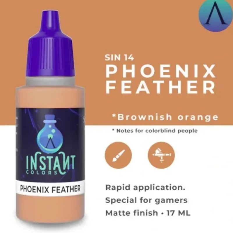 Paint<Instant Colors: Phoenix Feather S75 SIN-14 - Miniature Marvels: Airplane Models & Painted Dice