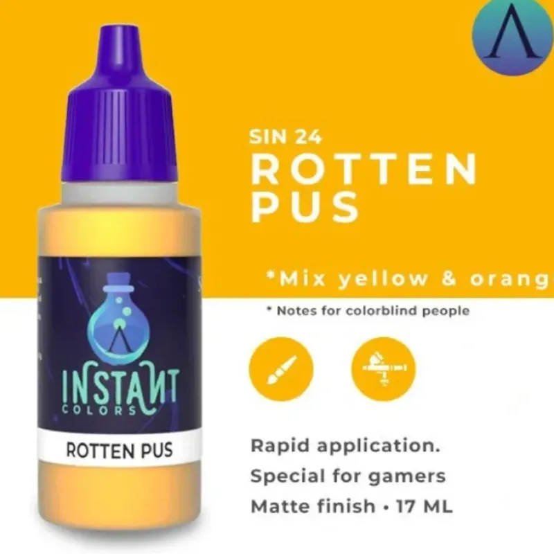 Paint<Instant Colors: Rotten Pus S75 SIN-24 - Miniature Marvels: Airplane Models & Painted Dice