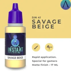 Paint<Instant Colors: Savage Beige S75 SIN-41 - Miniature Marvels: Airplane Models & Painted Dice