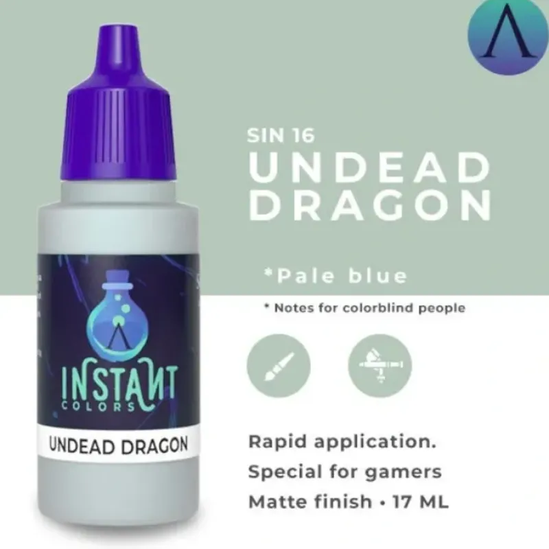 Paint<Instant Colors: Undead Dragon S75 SIN-16 - Miniature Marvels: Airplane Models & Painted Dice