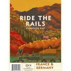 Board Game<Iron Rail #2: Ride the Rails - France & Germany Map Expansion CSG IR202 - Miniature Marvels: Airplane Models & Painted Dice