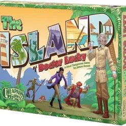 Board Game<Island of Doctor Lucky CAG 250 - Miniature Marvels: Airplane Models & Painted Dice